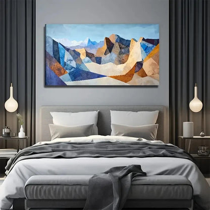 Exquisite Mountain Suitable Wall Art Canvas Office Home Room Framed 120x60cm