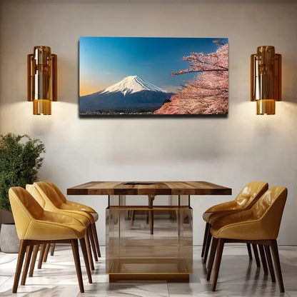 Cherry Blossom Wall Art Canvas Office Home Room Framed 120x60cm