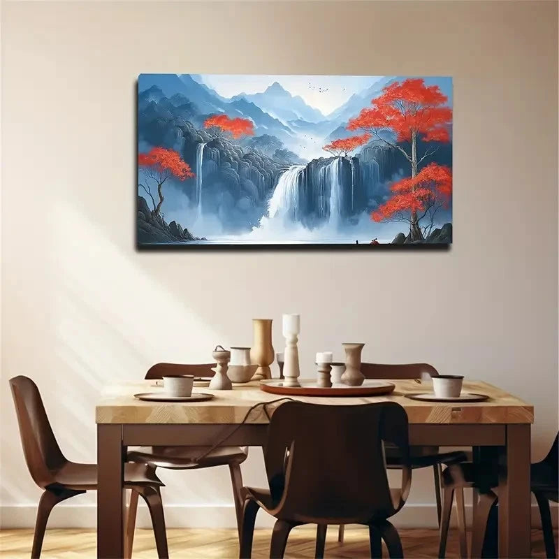 Scenic Landscape Wall Art Canvas Office Home Room Framed 120x60cm