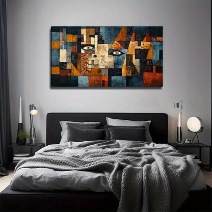 Abstract Eye Suitable Wall Art Canvas Office Home Room Framed 120x60cm