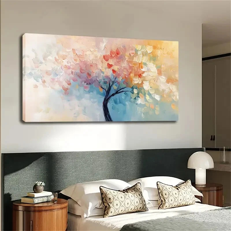 Modern Minimalist Watercolor Wall Art canvas office home room framed 120x60cm - Bella Home Decor