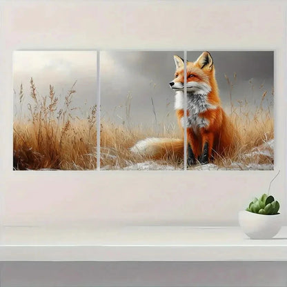 3pcs Wildlife Art Detailed Nature Scene NS      Wall Art Set Canvas Framed 50x70cm - High Quality Print 100% Australian Made Wall Canvas Ready to Hang