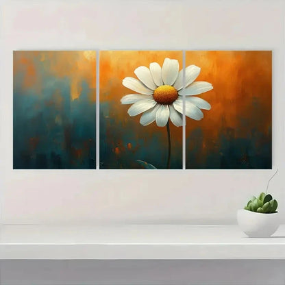 3pcs Chamomile Art Chamomile KL  Wall Art Set Canvas Framed 40x60cm - High Quality Print 100% Australian Made Wall Canvas Ready to Hang - Bella Home Decor