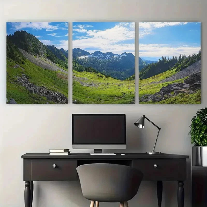 3pcs National Park Washington Decor PerfectWall Art Set Canvas Framed 40x60cm - High Quality Print 100% Australian Made Wall Canvas Ready to Hang