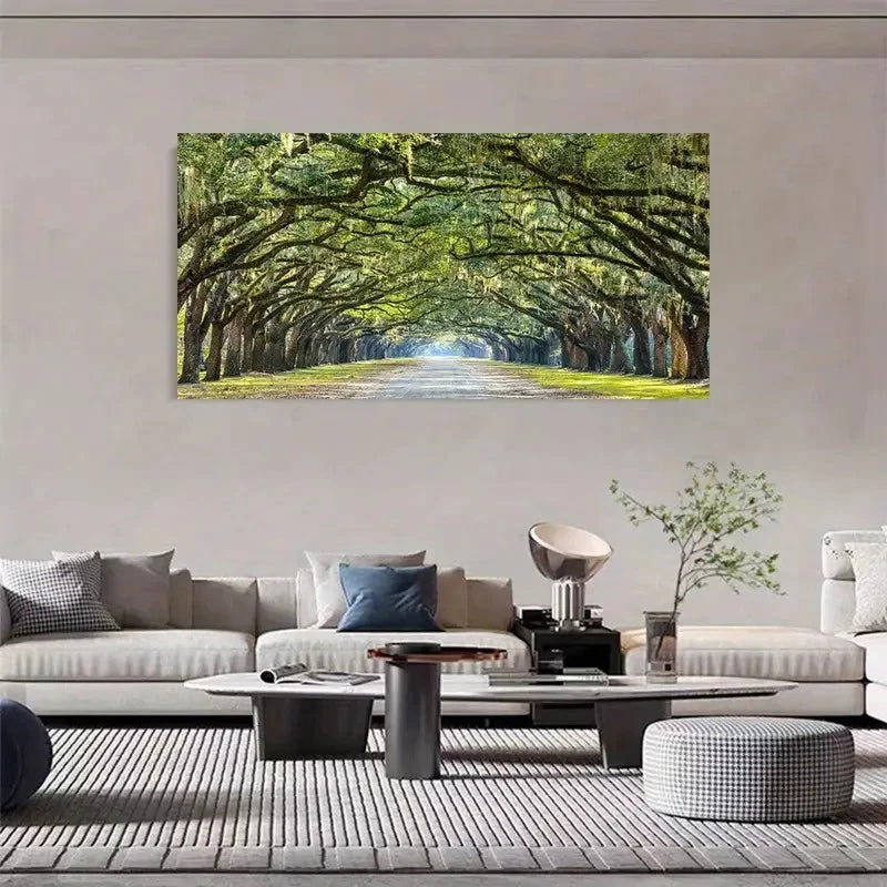 Modern Retro Marble Pattern Wall Art Canvas Office Home Room Framed 120x60cm