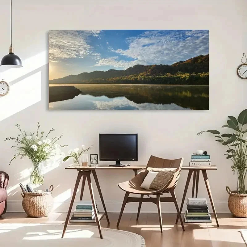 Modern Nature Scenery Decor Wall Art Canvas Office Home Room Framed 120x60cm