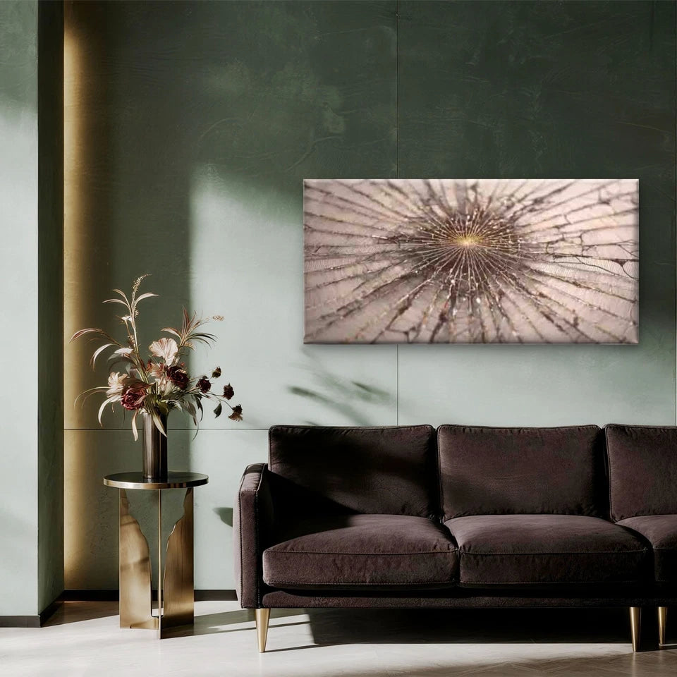 Mysterious Spider Web Wall Art Canvas Office Home Room Framed 120x60cm - Bella Home Decor