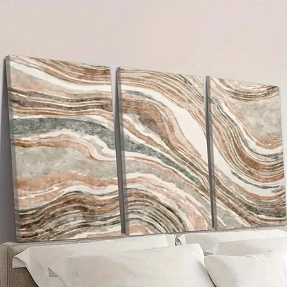 3pcs Modern Abstract Wall Art Print Wall Art Set Canvas Framed 40x60cm - High Quality Print 100% Australian Made Wall Canvas Ready to Hang
