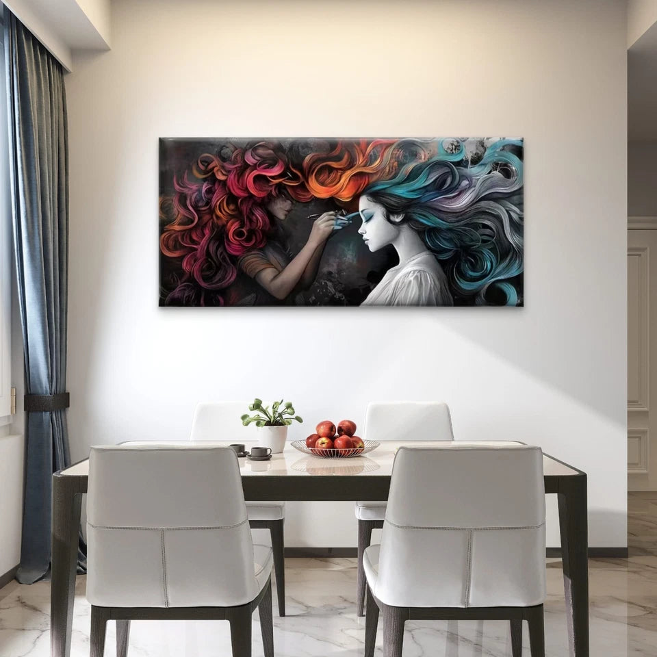 Artistic Transformation Wall Art Canvas Office Home Room Framed 120x60cm