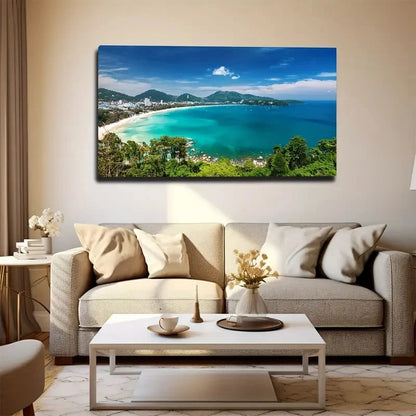 Rio De Janeiro's Long Beach Wall Art Canvas Office Home Room Framed 120x60cm