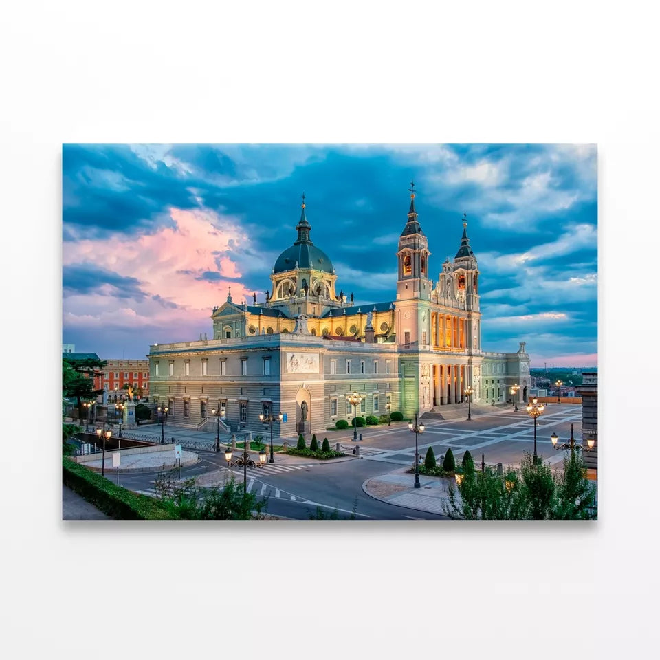 Almudena Cathedral In Madrid  Wall Art Decor 100% Australian Made - Bella Home Decor