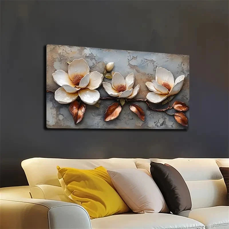 Orchid Realistic Series Wall Art canvas office home room framed 120x60cm