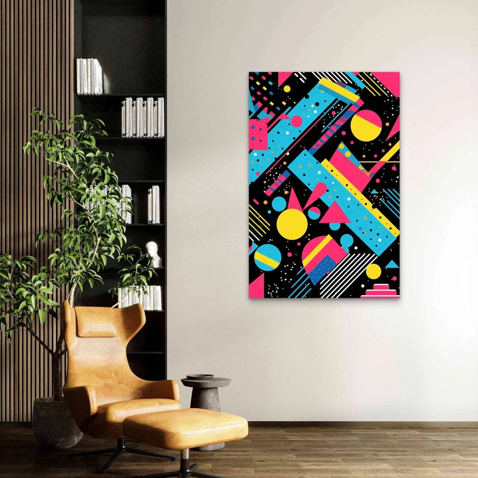 Seamless Abstract Pattern Design 60x90cm Metal Print Ready to Hang