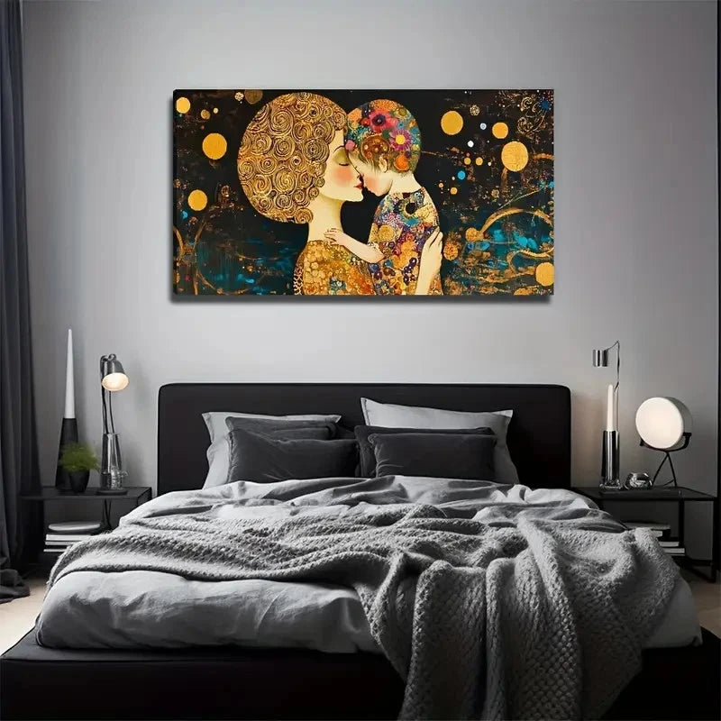 Suitable Love Mother Deco Wall Art Canvas Office Home Room Framed 120x60cm