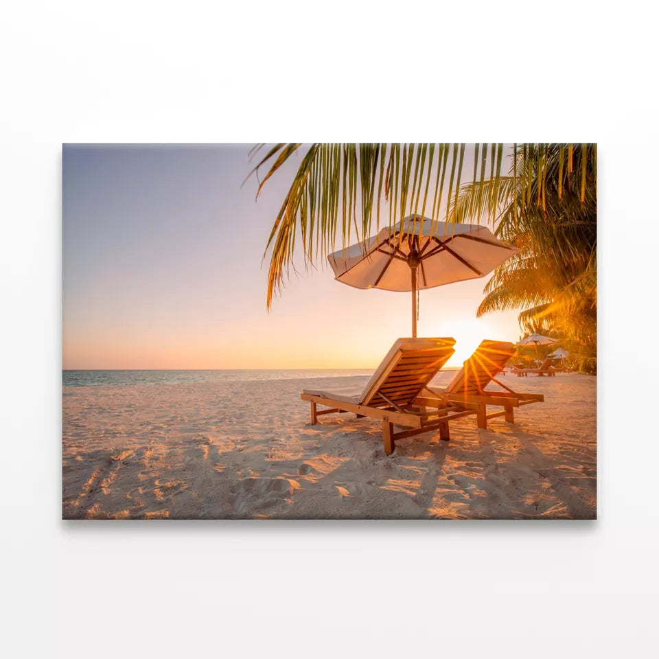 Beautiful Tropical Sunset Scenery Wall Art Decor 100% Australian Made - Bella Home Decor
