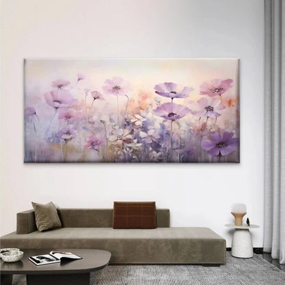 Beautiful Abstract Floral Art Wall Art Canvas Office Home Room Framed 120x60cm