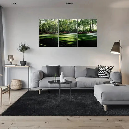 3pcs Forest Greenery Nature Scene Metal Print Ready to Hang Art - Bella Home Decor