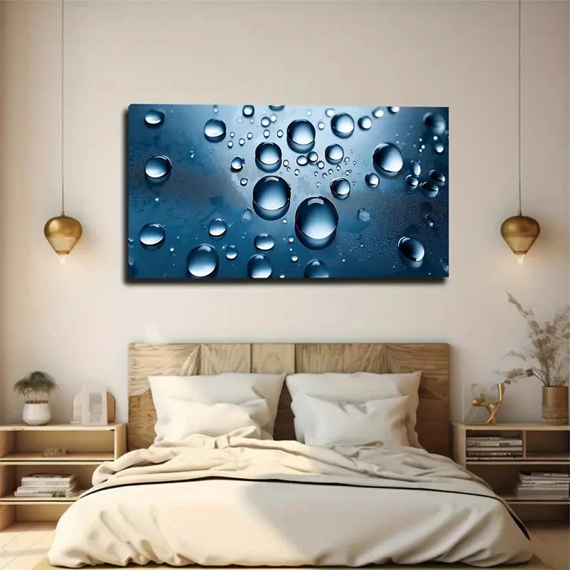 Crystal Clear Water Wall Art Canvas Office Home Room Framed 120x60cm