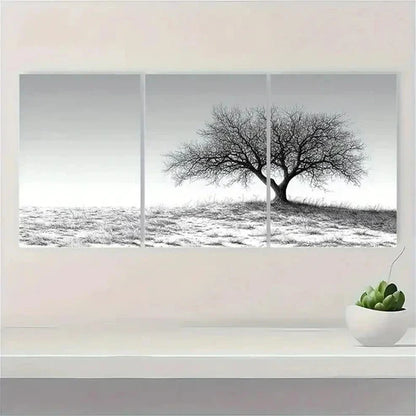3pcs Sketch Shepherd Tree Drawing DI Wall Art Set Canvas Unframed - High Quality Print 100% Australian Made Wall Canvas - Bella Home Decor