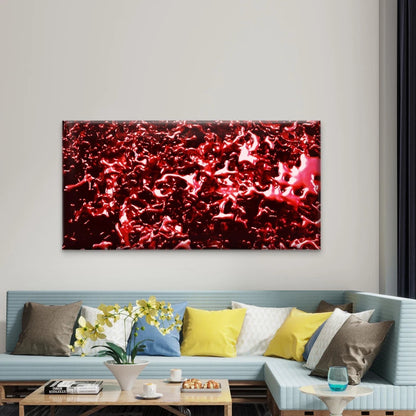 Blood Drop Splash Art Wall Art Canvas Office Home Room Framed 120x60cm - Bella Home Decor