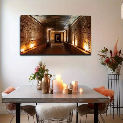 Record Of Human Civilization Wall Art Canvas Office Home Room Framed 120x60cm