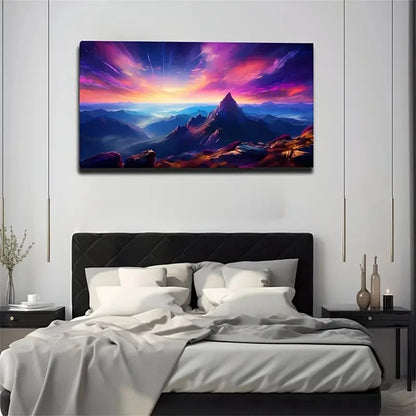 Realistic Light And Shadow Sky Wall Art Canvas Office Home Room Framed 120x60cm