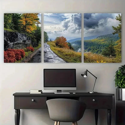 3pcs Mid-Atlantic Travel Décor Scenic Perfect Wall Art Set Canvas Framed 50x70cm - High Quality Print 100% Australian Made Wall Canvas Ready to Hang