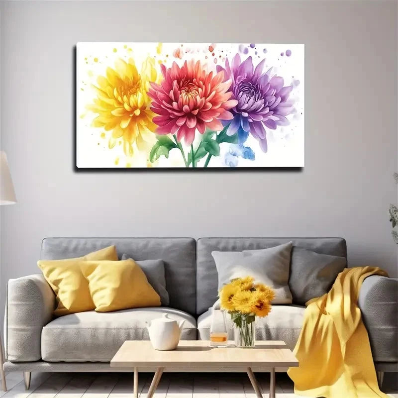 Vibrant Colors Decor Wall Art Canvas Office Home Room Framed 120x60cm