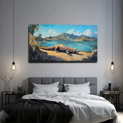 Kodo Beast Magical Species Wall Art Canvas Office Home Room Framed 120x60cm