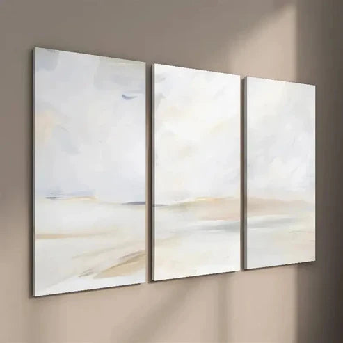 3pcs Abstract Watercolor Style Wall Art Set Canvas Unframed - High Quality Print 100% Australian Made Wall Canvas - Bella Home Decor