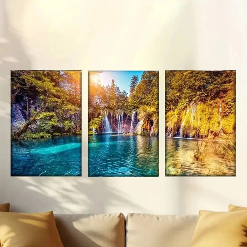 3pcs  a Beautiful Landscape Wall Art Canvas Unframed – High Quality Print 100% Australian Made Wall Canvas - Bella Home Decor