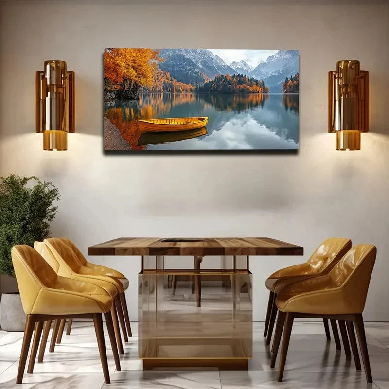Simple Natural Scene Wall Art canvas office home room framed 120x60cm