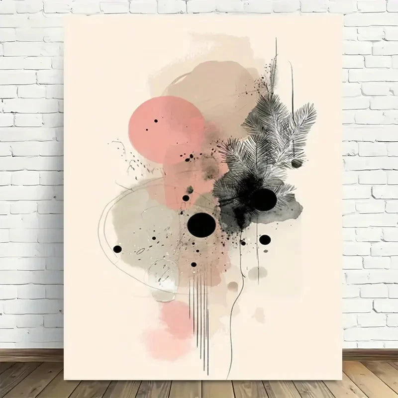 Beautiful Abstract Watercolor Modern Painting 40x60cm Metal Print Ready to Hang - Bella Home Decor
