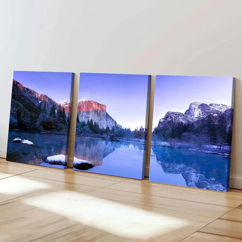3pcs Magnificent Natural Landscape Wall Art Set Canvas Unframed - High Quality Print 100% Australian Made Wall Canvas