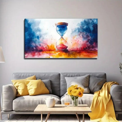 Life'S Drop Bohemian-Inspired Wall Art Canvas Office Home Room Framed 120x60cm