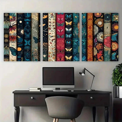 3pcs Maximalist Prints Aesthetic Perfect Wall Art Set Canvas Framed 50x70cm - High Quality Print 100% Australian Made Wall Canvas Ready to Hang