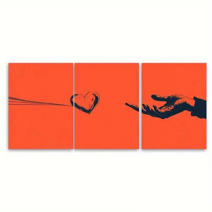 3pcs Fragile Handle with Care Wall Art Set Canvas Framed 60x90cm - High Quality Print 100% Australian Made Wall Canvas Ready to Hang - Bella Home Decor