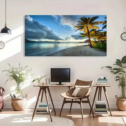 Vintage & Contemporary Scenery Wall Art Canvas Office Home Room Framed 120x60cm - Bella Home Decor