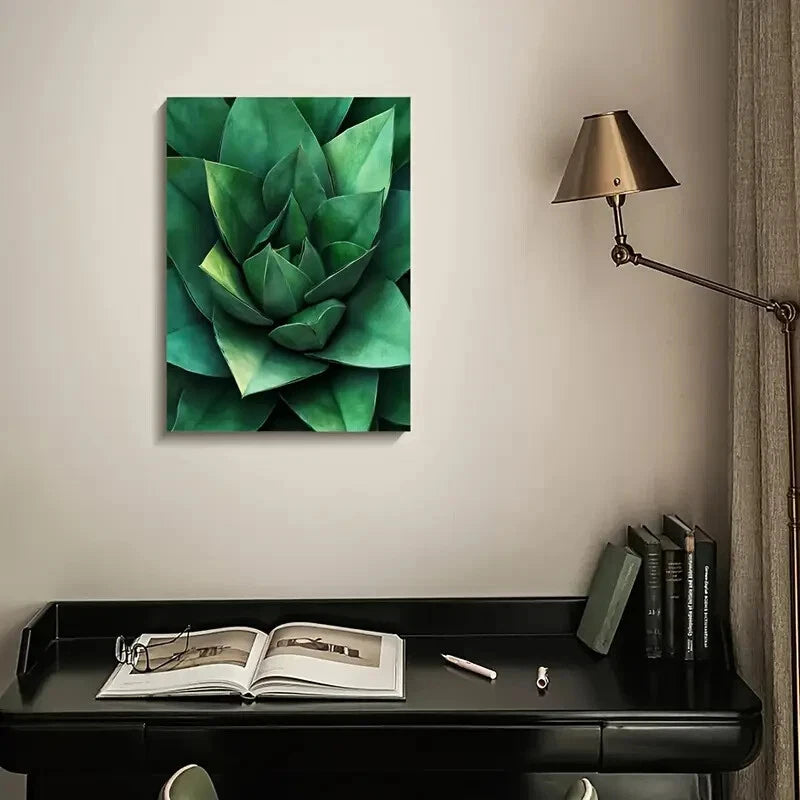 Featuring Agave Geometric Designs by Galeswitzer 40x60cm Metal Print Ready to Hang - Bella Home Decor