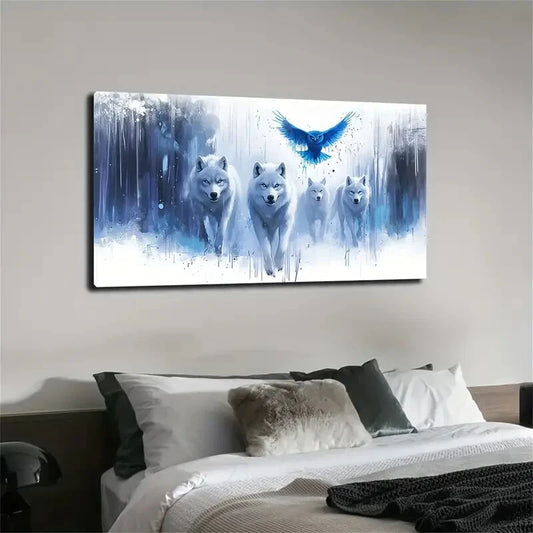 Modern Minimalist Nature Wall Art canvas office home room framed 120x60cm