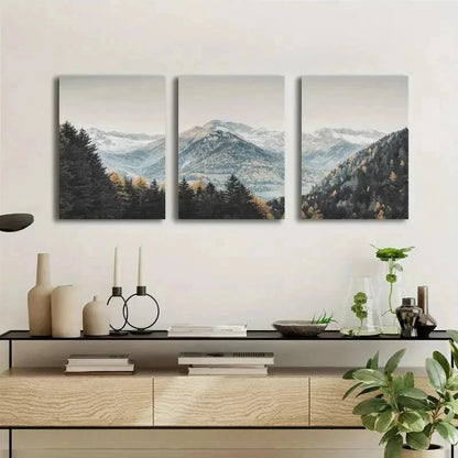 3pcs  Art Deco Modern Classic wall Art Set Canvas Framed 50x70cm - High Quality Print 100% Australian Made Wall Canvas Ready to Hang - Bella Home Decor