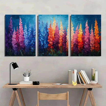 3pcs Snapdragon Flower Peaceful Perfect Wall Art Set Canvas Framed 60x90cm - High Quality Print 100% Australian Made Wall Canvas Ready to Hang - Bella Home Decor