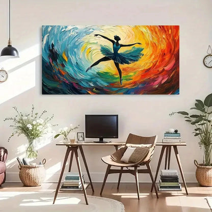 Modern Transverse Fashion Deco Wall Art Canvas Office Home Room Framed 120x60cm - Bella Home Decor
