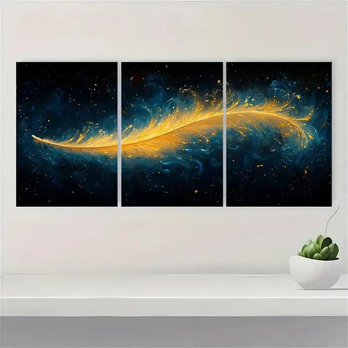 3pcs Light As A Feather Fine Art I Wall Art Set Canvas Unframed - High Quality Print 100% Australian Made Wall Canvas