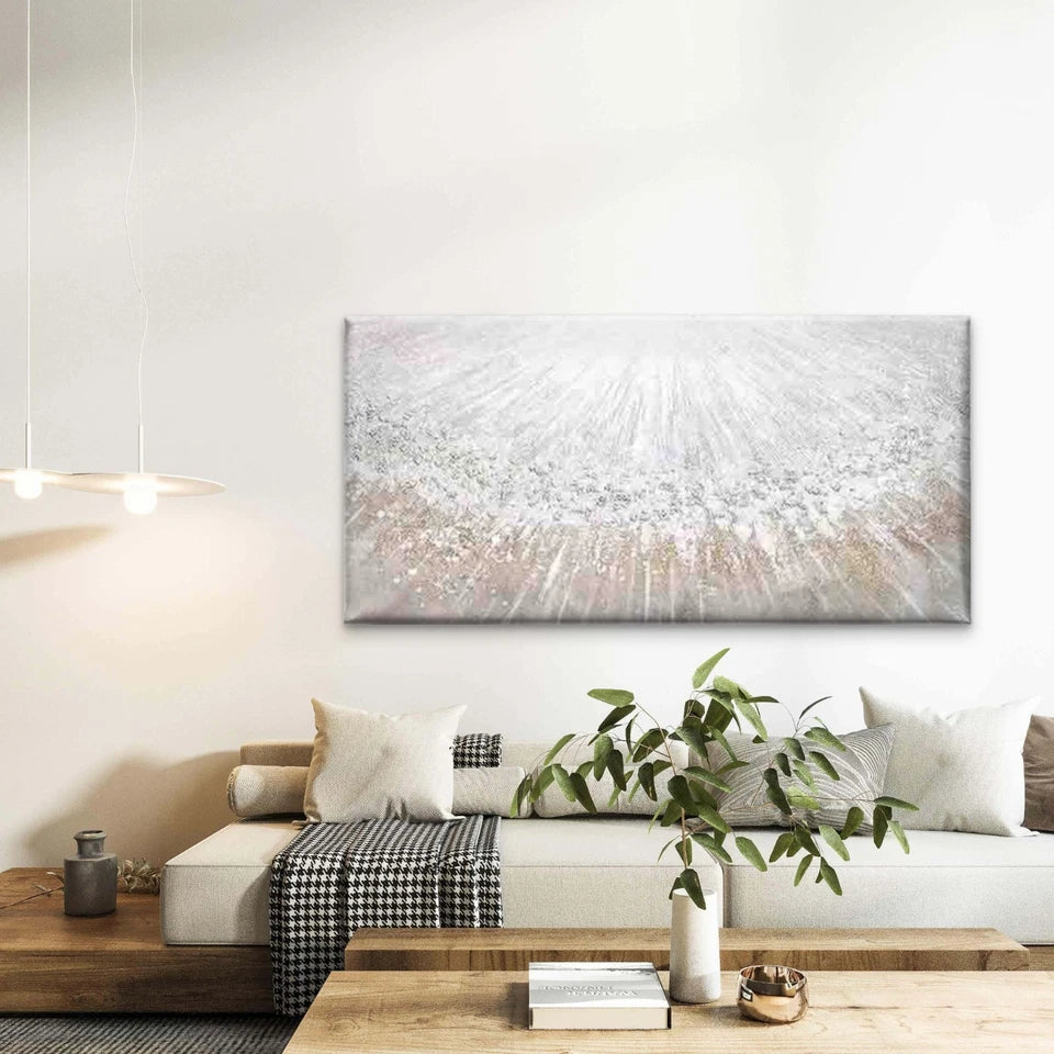 Abstract  Bohemian Textured Wall Art Canvas Office Home Room Framed 120x60cm - Bella Home Decor