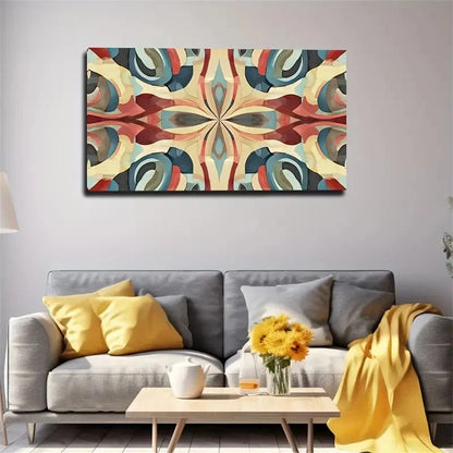 Modern Geometric Decor Wall Art Canvas Office Home Room Framed 120x60cm