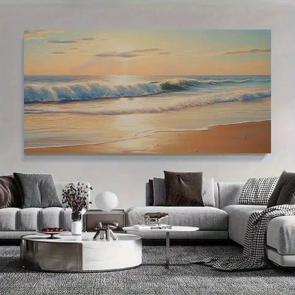 Vibrant Color Serene Atmosphere Wall Art Canvas Office Home Room Framed 120x60cm