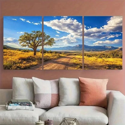 3pcs Minimalist Nature Abstract Perfect Wall Art Set Canvas Framed 40x60cm - High Quality Print 100% Australian Made Wall Canvas Ready to Hang