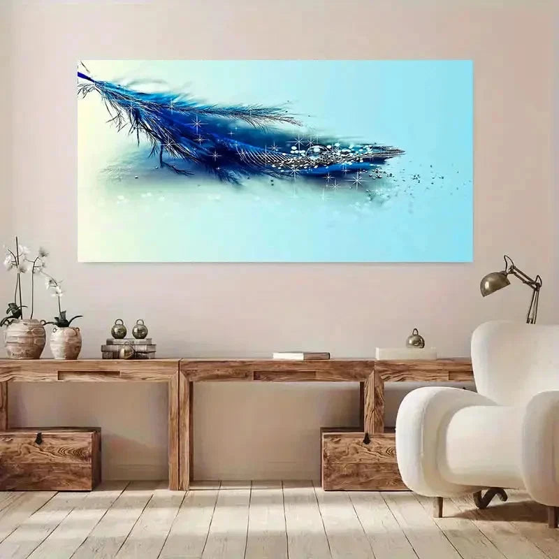 Detailing & Sparkling Accents Wall Art Canvas Office Home Room Framed 120x60cm