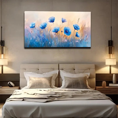 A Beautiful And Hazy Flower Wall Art Canvas Office Home Room Framed 120x60cm